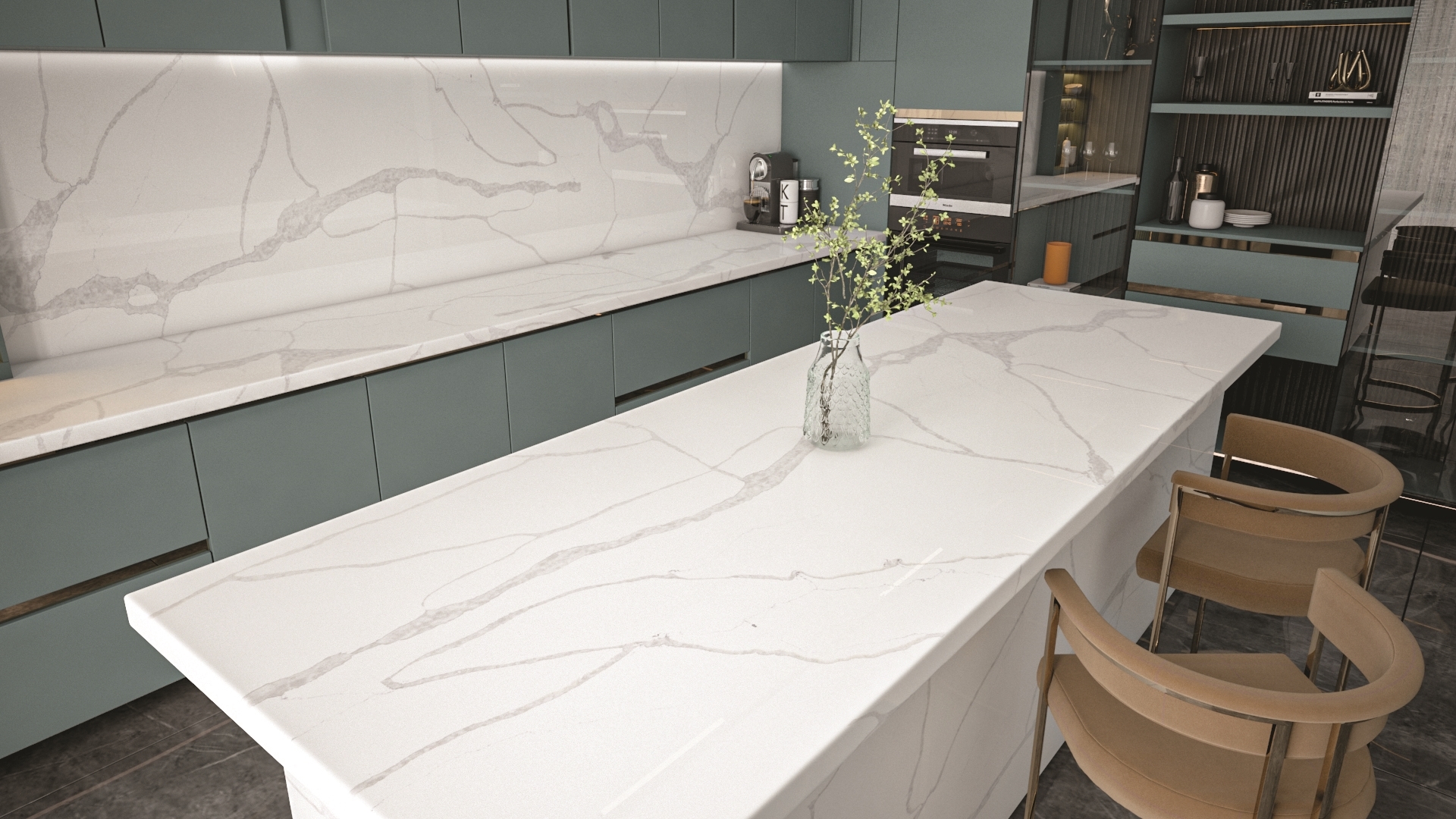 STATUARIO NUVOS  Quartz slab